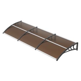 VEVOR Window Door Awning Canopy 38" x 117", UPF 50+ Polycarbonate Entry Door Outdoor Window Awning Exterior