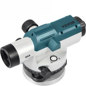 VEVOR Automatic Optical Level 26X Optical Auto Level Kit High Precision Height/Distance/Angle Level Measure Builders Level with Magnetic Dampened Comp