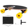 VEVOR 19 Inch Longboard Skateboard 440LBS Strong 7 Ply Russian Maple Complete Skateboard Cruiser Skateboard with Handle for Beginners and Pro (Red Str