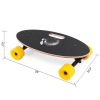 VEVOR 19 Inch Longboard Skateboard 440LBS Strong 7 Ply Russian Maple Complete Skateboard Cruiser Skateboard with Handle for Beginners and Pro (Red Str