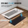 VEVOR Register Booster Fan, Quiet Vent Booster Fan Fits 6' x 10' Register Holes, with Remote Control and Thermostat Control