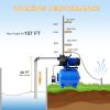 1.6HP Shallow Well Pump with Pressure Tank,garden water pump, Irrigation Pump,Automatic Water Booster Pump for Home Garden Lawn Farm