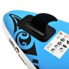 Inflatable Stand Up Paddleboard Set 120.1"x29.9"x5.9" Blue