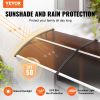 VEVOR Window Door Awning Canopy 40" x 40", UPF 50+ Polycarbonate Entry Door Outdoor Window Awning Exterior, Front Door Overhang Awning for Sun Shutter