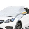 Car Windshield Snow Cover Windproof Magnetic Car Windscreen Cover Frost Ice Protection with Side Mirror Protector 5 Magnets for Most Vehicles