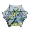 Foldable Hexagon 6 Hole Fishing Net Trap For Fish Minnow Crab Crayfish; Shrimp; Dip Cage Collapsible Fishing Accessories