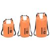 Dry Bag with Zipper Orange 7.9 gal PVC