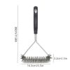 Grill Cleaning Brush; Long-handled Y-shaped Curling Brush; Suitable For Outdoor BBQ