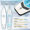 inflatable paddle board 12'6 touring Sup including sup paddle, paddleboard backpack, pump, leash