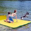 Floating Water Mat 3-Layer Float Portable Tear-Resistant Water Activities Mat for Pool, Lake, Oceans Outdoor Water Activities