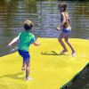 Floating Water Mat 3-Layer Float Portable Tear-Resistant Water Activities Mat for Pool, Lake, Oceans Outdoor Water Activities