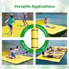 Floating Water Mat 3-Layer Float Portable Tear-Resistant Water Activities Mat for Pool, Lake, Oceans Outdoor Water Activities